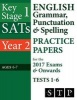 Ks1 Sats English Grammar, Punctuation & Spelling Practice Papers for the 2017 Exams & Onwards Tests 1-6 (Year 2 - Ages 6-7) (Paperback) - Swot Tots Publishing Ltd Photo