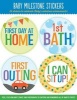 Baby Milestone Stickers - 24 Stickers to Celebrate Baby's Milestone Achievements! (Stickers) - Inc Peter Pauper Press Photo