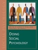 Doing Social Psychology (Paperback) - Dorothy Miell Photo