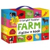 Bright Toddler Jigsaw and Book Set: Farm -  Photo