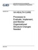 Va Health Care Processes to Evaluate, Implement, and Monitor Organizational Structure Changes Needed (Paperback) - United States Government Account Office Photo