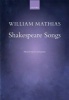 Shakespeare Songs - Vocal Score (Sheet music) - William Mathias Photo