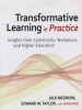 Transformative Learning in Practice - Insights from Community, Workplace, and Higher Education (Hardcover) - Jack Mezirow Photo