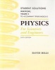 Student Solutions Manual, Volume 3 for Tipler and Mosca's Physics for Scientists and Engineers (Paperback, 6th) - David Mills Photo