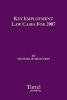 Key Employment Law Cases for 2007 (Paperback) - Michael Rubenstein Photo