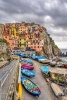 Manarola Colorful Cliff-Side Town in Cinque Terre Liguria Italy Journal - 150 Page Lined Notebook/Diary (Paperback) - Cs Creations Photo