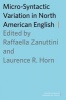 Micro-Syntactic Variation in North American English (Paperback) - Raffaella Zanuttini Photo