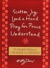 75 Simple Ways to Celebrate the Holidays - Scatter Joy, Lend a Hand, Pray for Peace, Understand (Hardcover) - Kathy Davis Photo