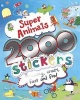 Super Animals: 2000 Stickers Book (Paperback) - Parragon Photo