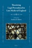 Theorizing Legal Personhood in Late Medieval England (Hardcover) - Andreea D Boboc Photo