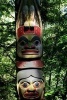 A Totem Pole in the Canadian Woods - Blank 150 Page Lined Journal for Your Thoughts, Ideas, and Inspiration (Paperback) - Unique Journal Photo