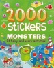 2000 Stickers Monsters - 36 Hairy and Scary Activities! (Paperback) - Parragon Books Ltd Photo