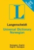  Norwegian Universal Pocket Dictionary: Norwegian-English & English-Norwegian (English, Norwegian, Paperback) - Langenscheidt Photo