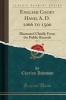 English Court Hand, A. D. 1066 to 1500, Vol. 1 - Illustrated Chiefly from the Public Records (Classic Reprint) (Paperback) - Charles Johnson Photo