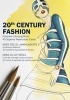 20th Century Fashion: Postcard Colouring Book (Hardcover) - Pepin Van Roojen Photo