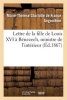 Lettre de La Fille de Louis XVI a Benezech, Ministre de L'Interieur (French, Paperback) - Angouleme M T Photo