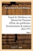 Esprit de Mirabeau, Ou Manuel de L'Homme D'Etat, Des Publicistes, Fonctionnaires Et Orateurs Tome 1 (French, Paperback) - Mirabeau H G Photo