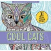 Cool Cats Adult Coloring Book (31 Stress-Relieving Designs) (Paperback) - Inc Peter Pauper Press Photo