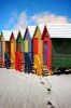 Bright Colorful Beach Huts in St James Cape Town South Africa Journal - 150 Page Lined Notebook/Diary (Paperback) - Cs Creations Photo