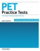 PET Practice Tests: Practice Tests Without Key - Five Practice Tests for the Cambridge English: Preliminary (PET) Exam (Paperback, New ed) - Jenny Quintana Photo