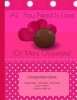 All You Need Is Love (or Chocolate) Composition Book (Paperback) - Chocolate Love Compositions Photo