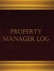 Property Manager (Log Book, Journal - 125 Pgs, 8.5 X 11 Inches) - Property Manager (Wine Cover, X-Large) (Paperback) - Centurion Logbooks Photo