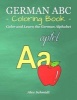 German ABC Coloring Book - Color and Learn the German Alphabet (Paperback) - Alex Schmidt Photo