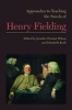 Approaches to Teaching the Novels of Henry Fielding (Hardcover) - Jennifer Preston Wilson Photo