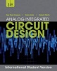 Analog Integrated Circuit Design (Paperback, 2nd International student edition) - Tony Chan Carusone Photo