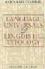 Language Universals & Linguistic Typology 2e (Paper Only) (Hardcover, 2nd) - Comrie Photo