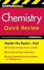 CliffsNotes Chemistry Quick Review (Paperback, 2nd Revised edition) - Harold D Nathan Photo