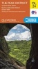 The Peak District, White Peak Area, Buxton, Bakewell, Matlock & Dove Dale (Sheet map, folded, May 2015 ed) - Ordnance Survey Photo