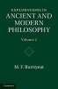 Explorations in Ancient and Modern Philosophy: Volume 2 (Hardcover, New) - MF Burnyeat Photo