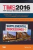 TMS 2016 Supplemental Proceedings (Hardcover) - The Minerals Metals Materials Society Tms Photo