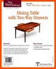 Fine Woodworking's Dining Table with Two-Way Drawers Plan - Editors of Fine Woodworking Photo