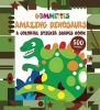 Amazing Dinosaurs - A Colorful Sticker Shapes Book (Paperback) - Little Bee Books Photo