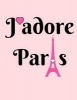 J'Adore Paris - Pink, College Ruled Notebook 8.5 X 11 Journal, Diary (Paperback) - Firefly Firefly Journals Photo