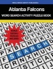 Atlanta Falcons Word Search Activity Puzzle Book (Paperback) - Mega Media Depot Photo