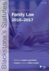 Blackstone's Statutes on Family Law 2016-2017 (Paperback, 25th Revised edition) - Mika Oldham Photo