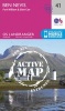 Ben Nevis, Fort William & Glen Coe (Sheet map, folded, February 2016 ed) - Ordnance Survey Photo