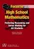 Focus in High School Mathematics - Fostering Reasoning and Sense Making for All Students (Paperback) - Marilyn E Strutchens Photo