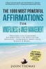 Affirmation the 1000 Most Powerful Affirmations for Mindfulness & Anger Management - Includes Life Changing Affirmations for Meditation, Morning, Leadership, Addiction, Habits & More (Paperback) - Jason Thomas Photo