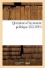 Questions D'Economie Politique (French, Paperback) - Sans Auteur Photo