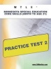 Mtle Minnesota Special Education Core Skills (Birth to Age 21) Practice Test 2 (Paperback) - Wynne Photo