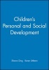 Children's Personal and Social Development (Paperback) - Sharon Ding Photo