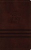 KJV, Word Study Bible, Imitation Leather, Brown, Red Letter Edition - 1,700 Key Words That Unlock the Meaning of the Bible (Leather / fine binding) - Thomas Nelson Photo