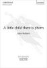 A Little Child There is Y Born - Vocal Score (Sheet music) - Alan Bullard Photo