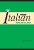 Using Italian Vocabulary (Paperback, New) - Marcel Danesi Photo