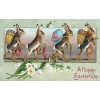 Rabbits W/ Easter Eggs - Greeting Card (Cards) - Blue Lantern Publishing Photo