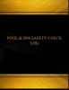 Pool and Spa Safety Check Log (Log Book, Journal - 125 Pgs, 8.5 X 11 Inches) - Pool and Spa Safety Check Logbook (Black Cover, X-Large) (Paperback) - Centurion Logbooks Photo